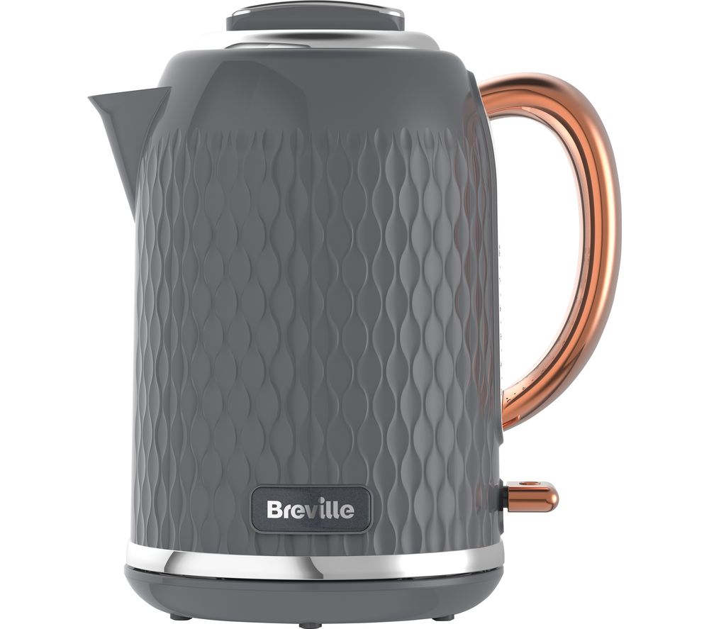 Breville Curve Jug Kettle, 3000 W, Litres (Grey Rose Gold